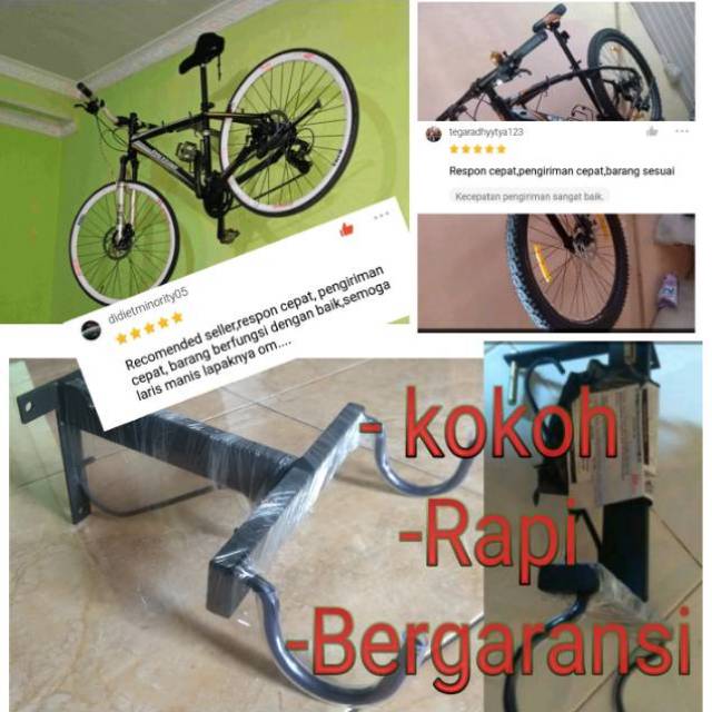 GANTUNGAN SEPEDA  DINDING BERKUALITAS (HANGER BIKE)