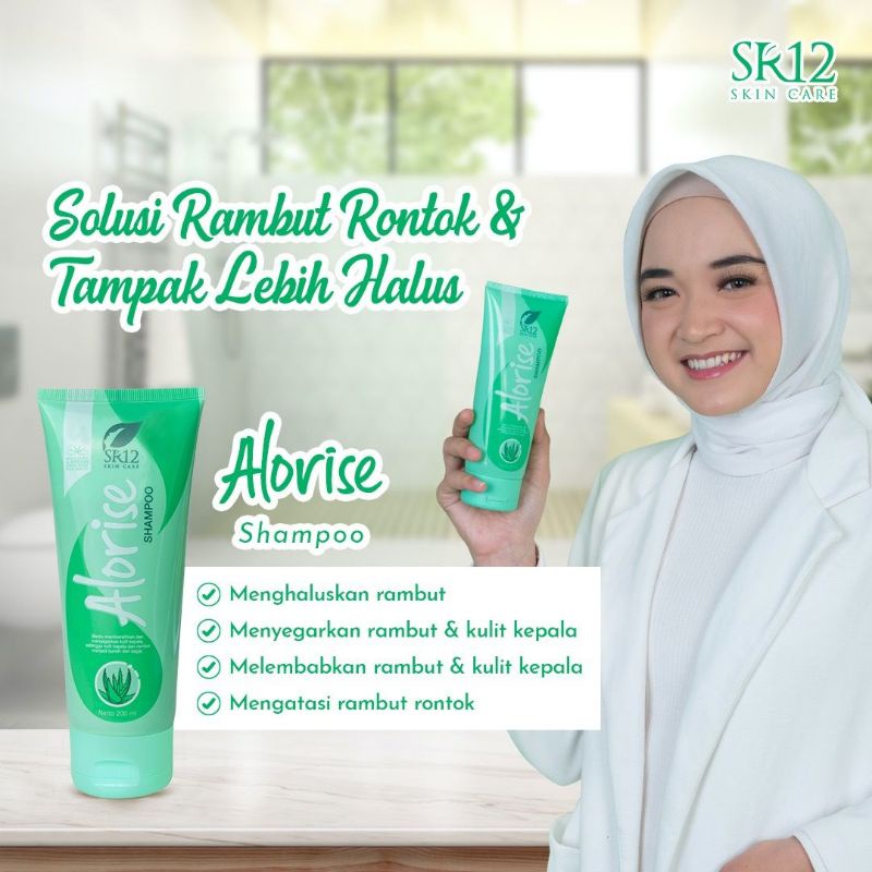 ALORISE SHAMPOO SR12 / SAMPO ALORISE PERAWATAN RAMBUT RONTOK, KERING