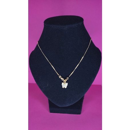 XUPING Kalung Anak Emas XUPING Model Kupu-kupu
