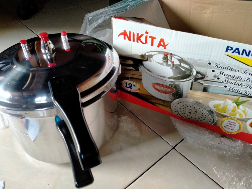 Panci Presto - Pressure Cooker Nikita 12 Liter 28 Cm