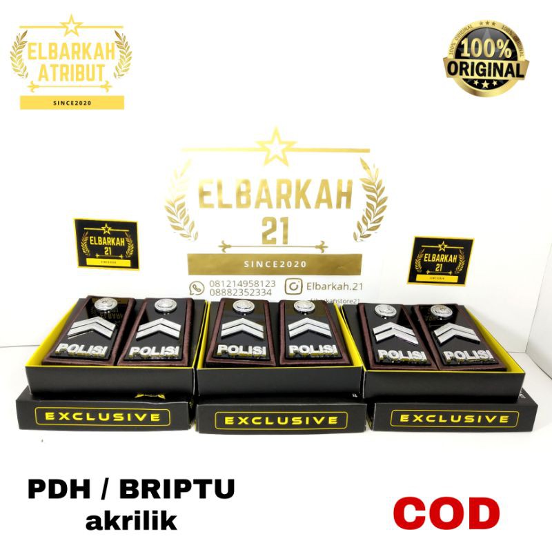 PANGKAT PDH BRIPTU AKRILIK TERBARU / EXKLUSIVE (COD)