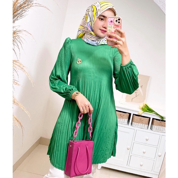 Beki pleats tunik / tunik plisket premium