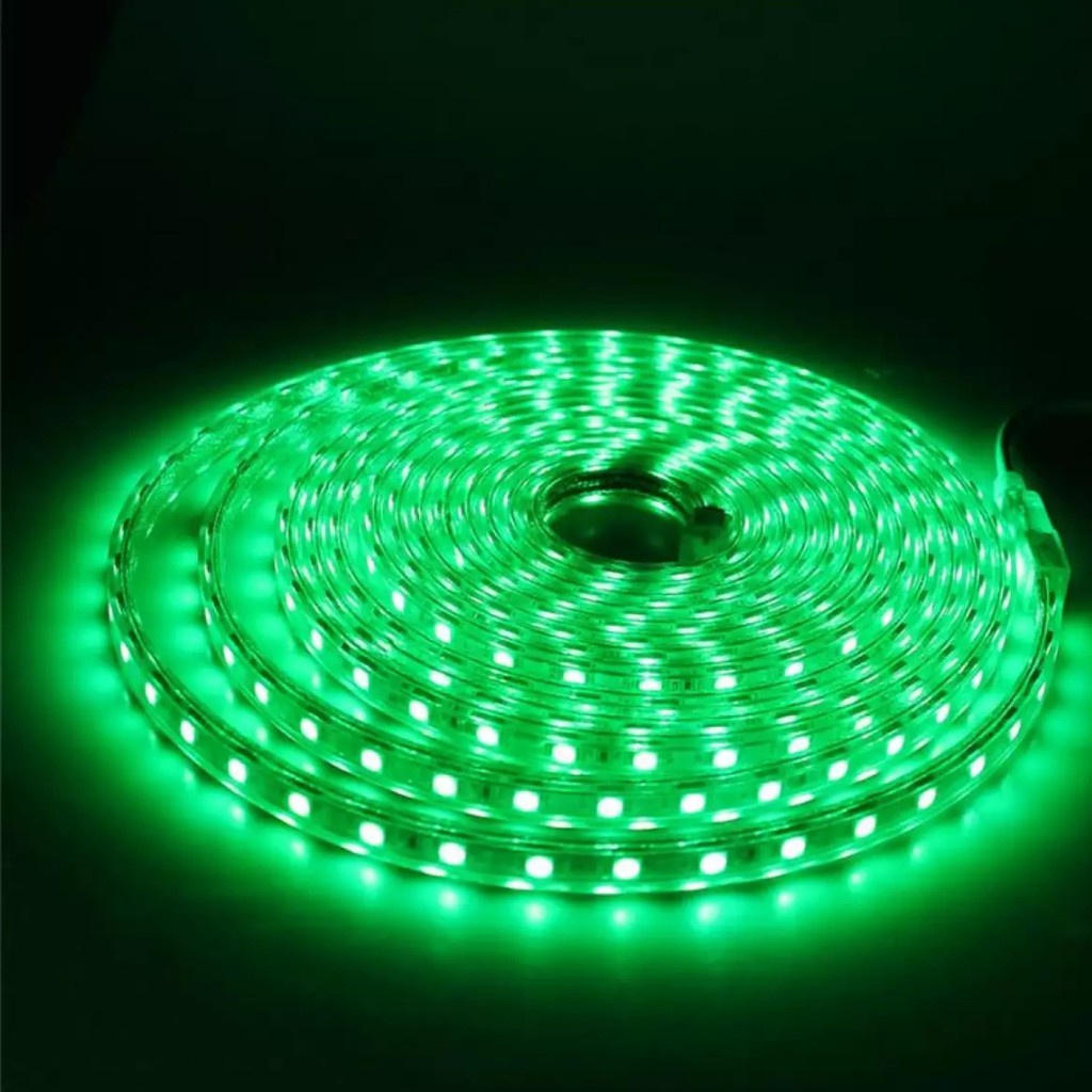 Lampu LED Strip / Lampu Selang 10 Meter SMD5050 220V + Konektor