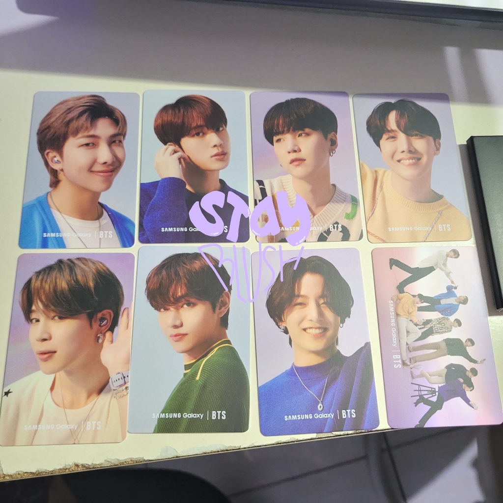 BTS SAMSUNG PHOTOCARD pc