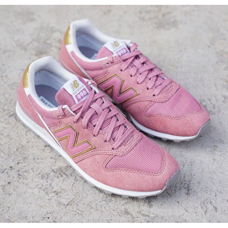 new balance pink gold