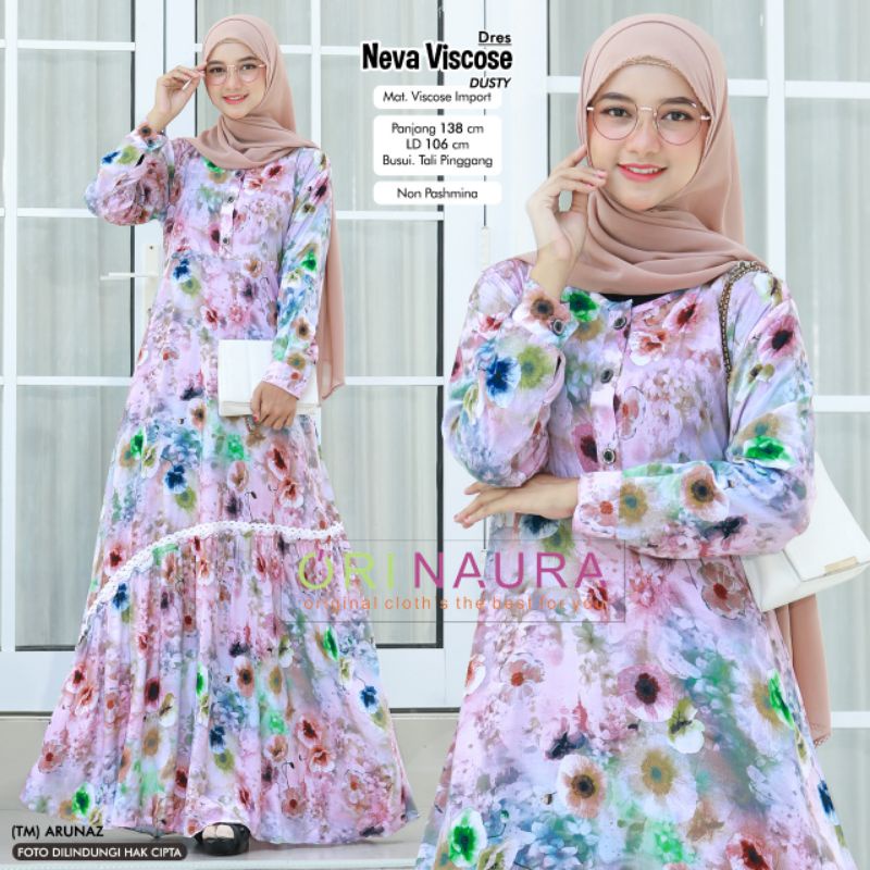 MAXY - DRESS VISCOSE - MASYAFA DRESS - NESA DRESS ORINAURA - VITA NITA DRESS ORI NAURA