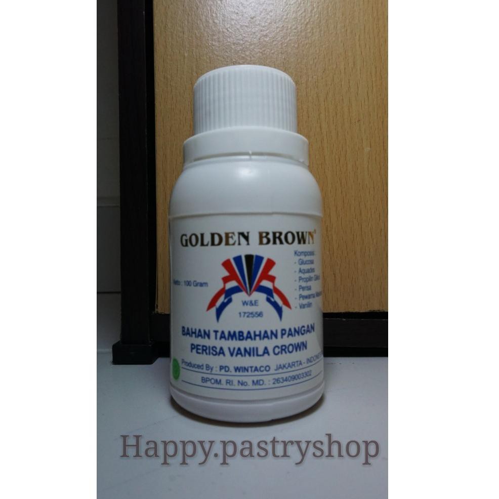 

[F4st R3espon] Perisa Golden Brown Vanilla Crown 100gr,.,lU1.CDE