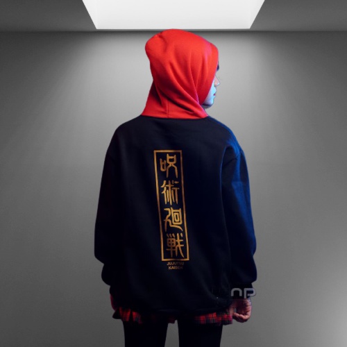 Hoodie Jepang Anime JUJUTSU KAIZEN Hoodie Ninja Jepang