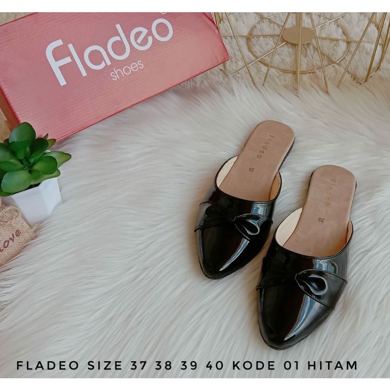 SEPATU WANITA SLOP FLADEO READY SIZE 37 38 39 40 BRANDED MATAHARI