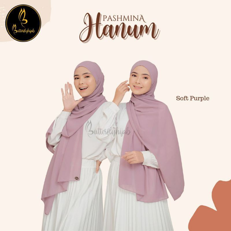 HIJAB PASHMINA HANUM BUTTERFLY HIJAB • ORIGINAL