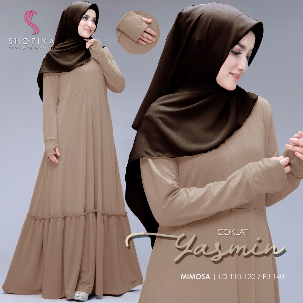 Gamis Yasmin Set Hijab
