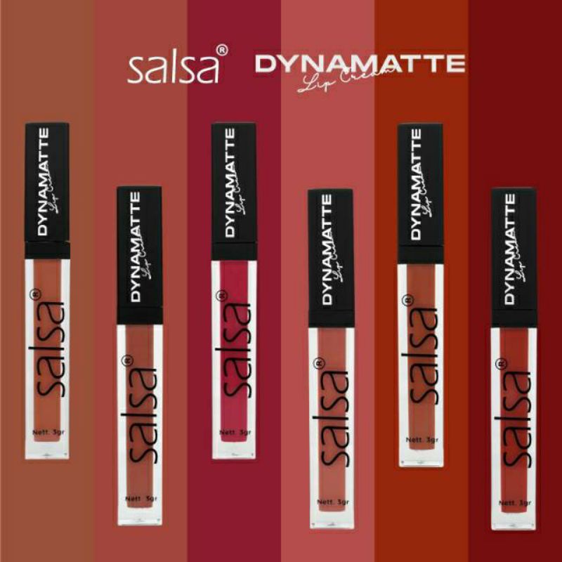Salsa Dynamatte Lip Cream | Long Lasting Matte Lipcream BPOM