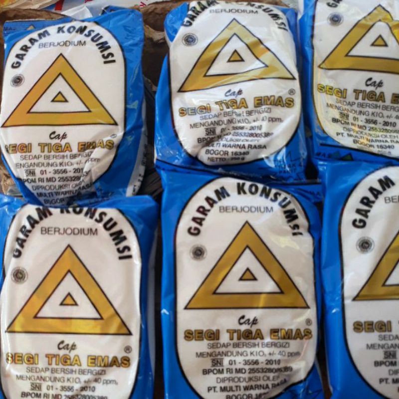 

Garam Segitiga Emas 250gr