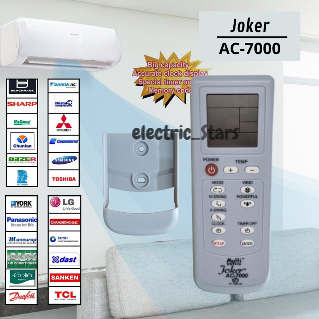 Remot AC Universal / Multi Joker AC-7000 / AC-6000