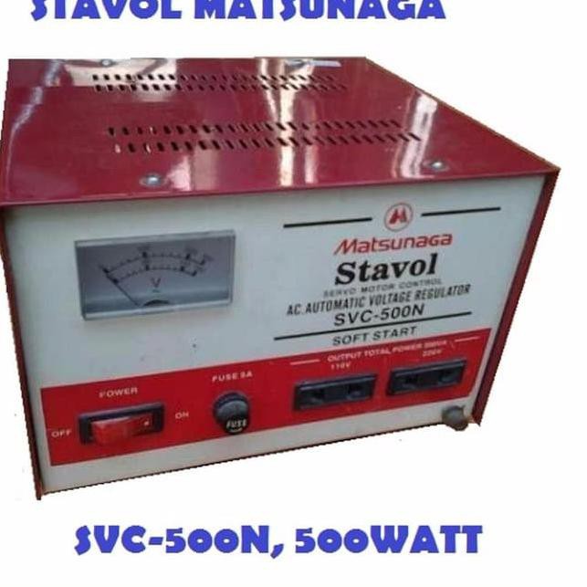 ' SYQ stabilizer matsunaga 500 watt - stavol svc-500n - matsunaga 500va ≛