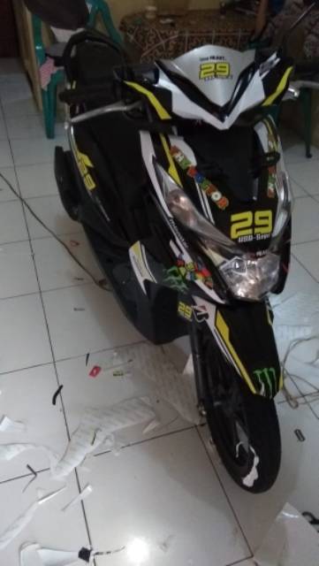 stiker decal beat esp vr 46 bisa juga untuk semua motor