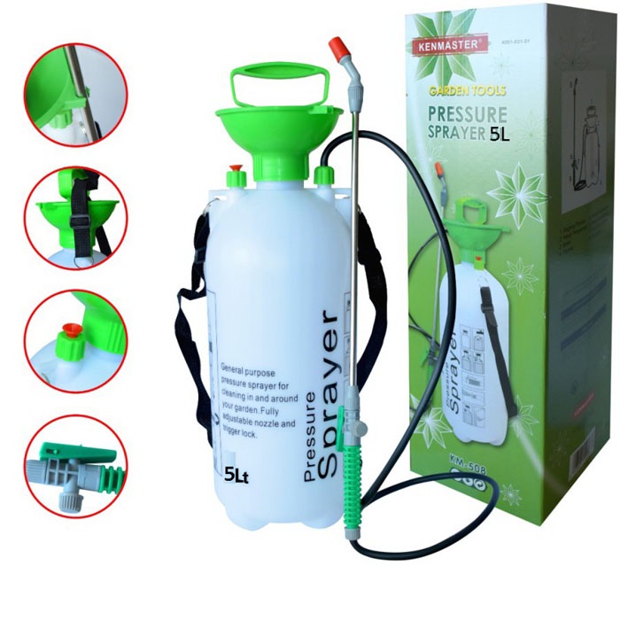 Kenmaster Bottle Pressure Sprayer 5 Liter Botol Semprotan Tekanan KM-505