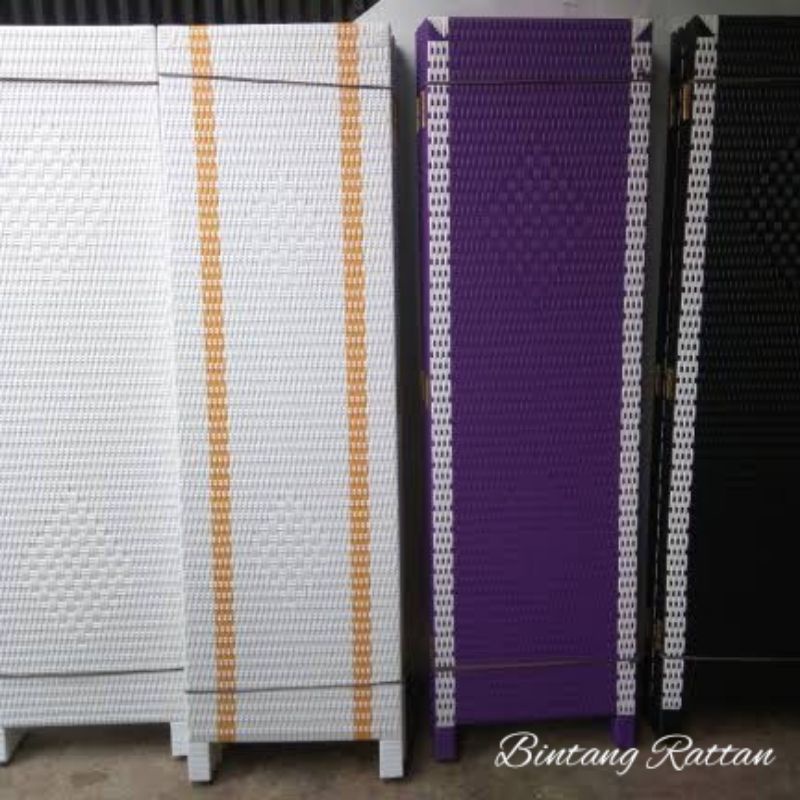 Sketsel Rotan Sintetis Sekat Pembatas Ruangan Partisi 1 Lembar 170 Cm Termurah Terlaris Sekat Tirai