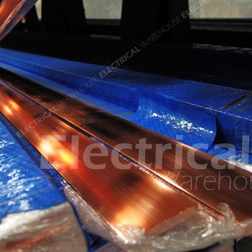 RAIL COPPER RC BUSBAR IMPORT 6x100mm 4 Meter ( PLAT TEMBAGA 6x100 6 x 100 mm )