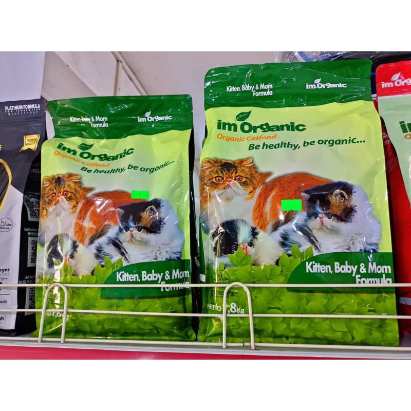 Im Organic Kitten Baby &amp; Mom 1,8kg Freshpack / Makanan Kucing Im Organik Kitten Baby And Mom 1,8kg