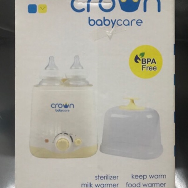 Steril dan penghangat susu crown baby