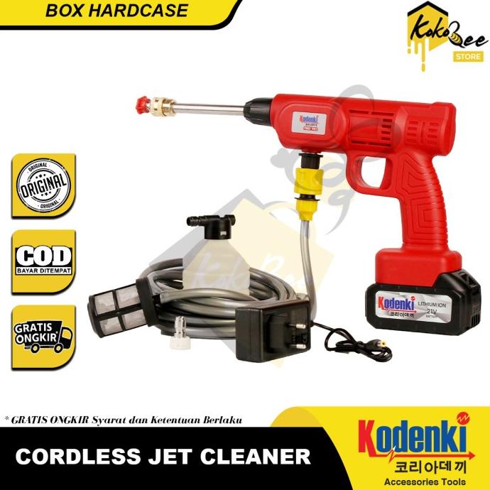 Mesin Jet Steam Cleaner Cordless - Kodenki Cordless Jet Cleaner 21V Uvonix