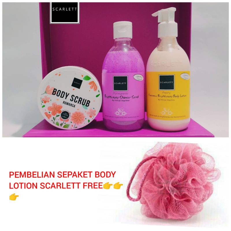 PAKET BODY LOTION SCARLETT