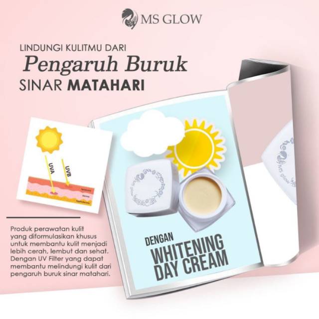 DAY CREAM MS GLOW / MS GLOW DAY CREAM / CREAM SIANG MS GLOW / MS GLOW