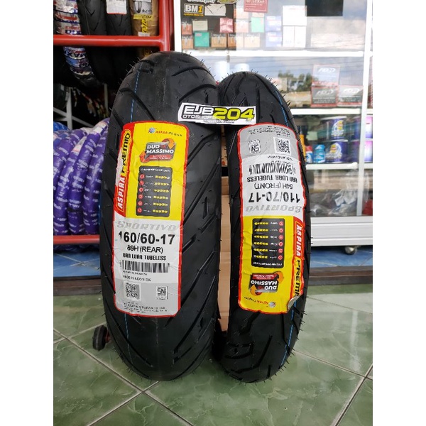 Ban Moge Aspirapremio 160 60 R17 sampai 110 70 R17 Baru