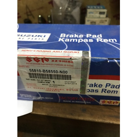kampas rem depan ertiga Suzuki