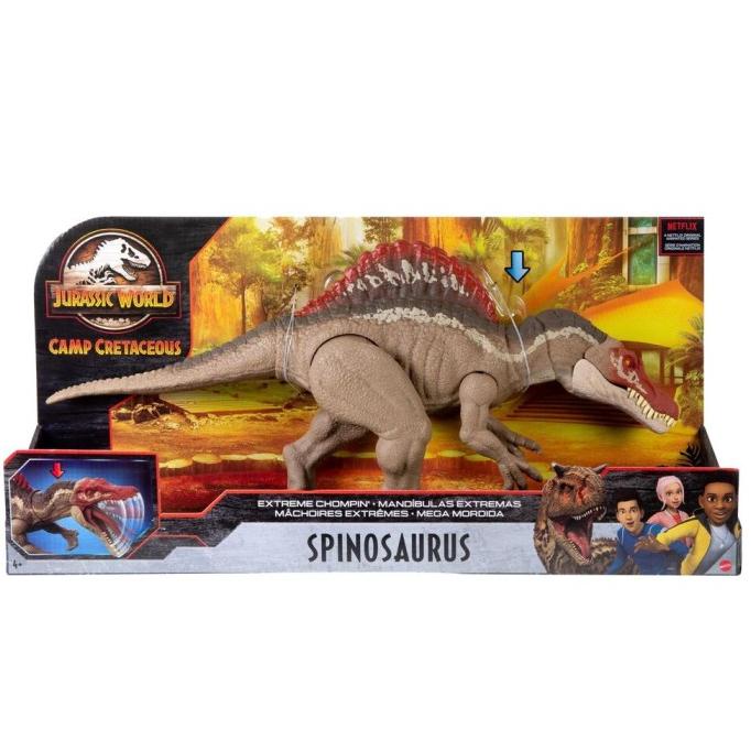 BEST SELLER MATTEL JURASSIC WORLD EXTREME CHOMPIN' SPINOSAURUS 2021 HAPPY SHOPING