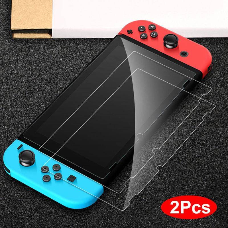 2pcs Pelindung Layar Tempered Glass Oled Untuk Nintendo Switch Lite