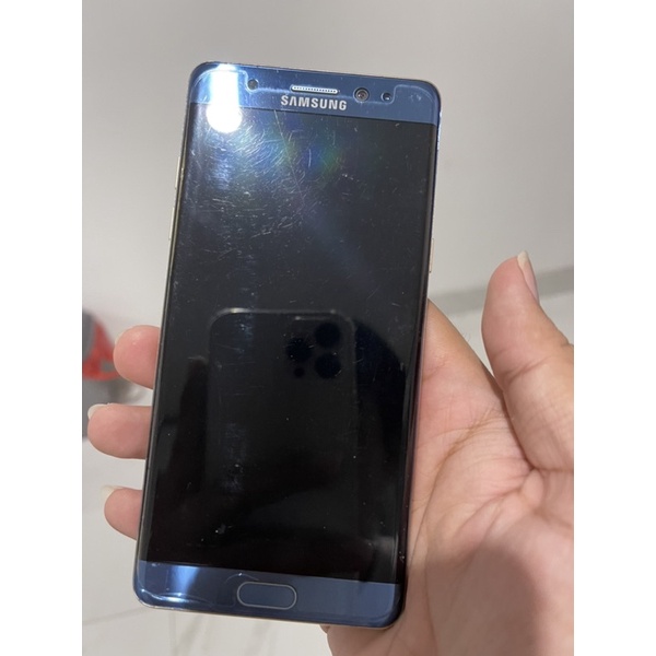 hp samsun* note fe minus retak kaca belakang