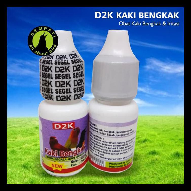 Kaki Bengkak D2K Obat Burung Sakit Kaki Bengkak Luka Iritasi Terlengkap