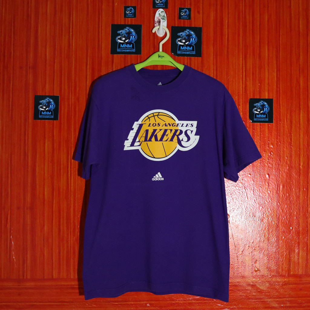 T-Shirt Adidas x NBA LA Lakers Big Logo Print