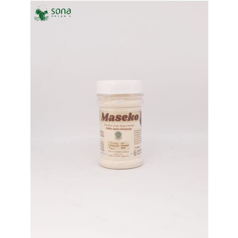 

Maseko Kaldu Ayam KAmpung Botol 100 gr Lingkar Organik NON MSG