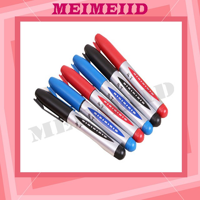 

MEIMEIID Spidol Warna / Spidol Permanen / Permanent Marker / Spidol Sekolah IMPORT U63