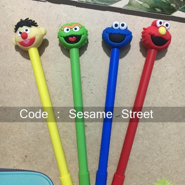 

Pulpen karakter : sesame street