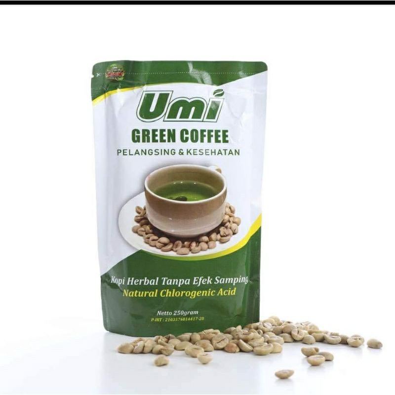 

UMI GREEN COFFEE/ pelangsing dan penurun berat badan