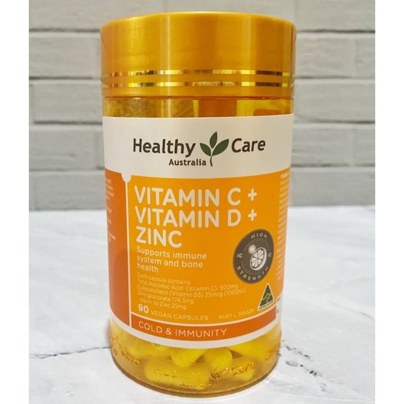 Healthy Care Vitamin C Vitamin D Zinc
