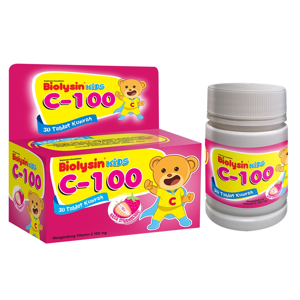 Biolysin Kids C-100 / Vitamin Anak / Multivitamin / Daya Tahan Tubuh