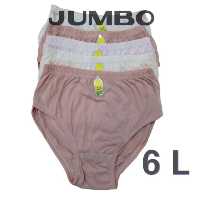 SEMOK SUPER JUMBO 5L | Celana dalam wanita BIG SIZE SUPER JUMBO 4L 5L MUAT 100 KG / Jumbo Semok 5L