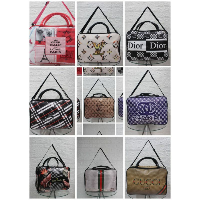 TRAVEL BAG WANITA KARAKTER TERMURAH SIZE 40CM X 29CM X 17CM