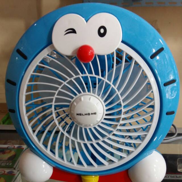 Kipas Angin Mini Fan Doraemon Welhome WH-120D