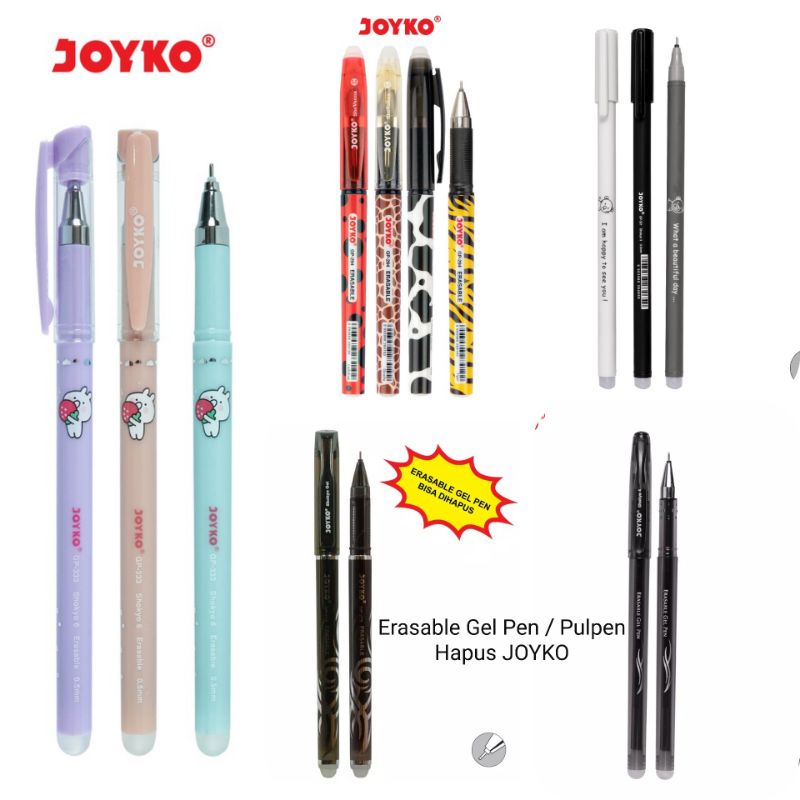 Pulpen Hapus Erasable Pen Joyko Pc Shopee Indonesia