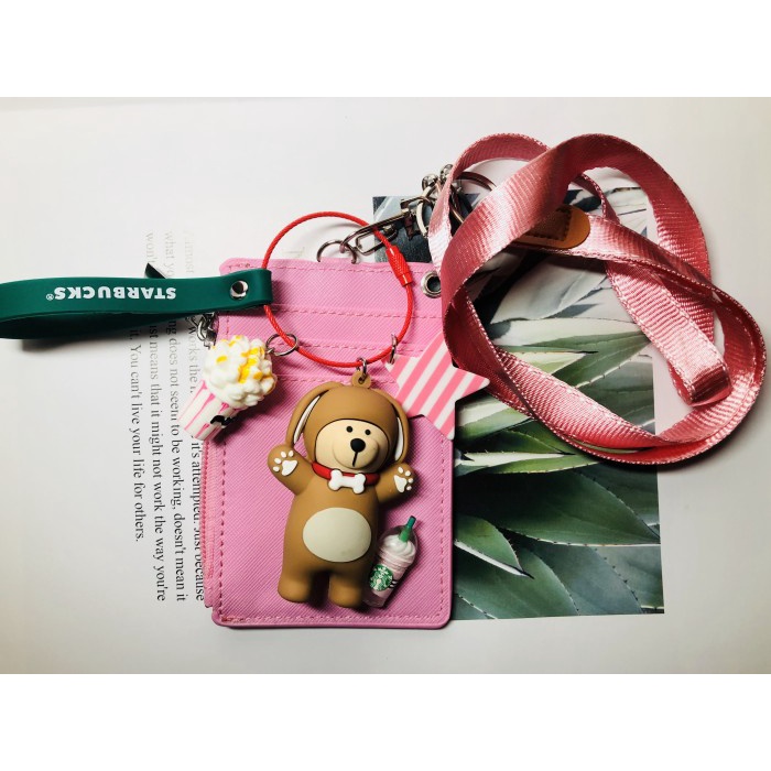 

READY Sweet summer Starbucks cute card holder& key chain - 8 BERKUALITAS