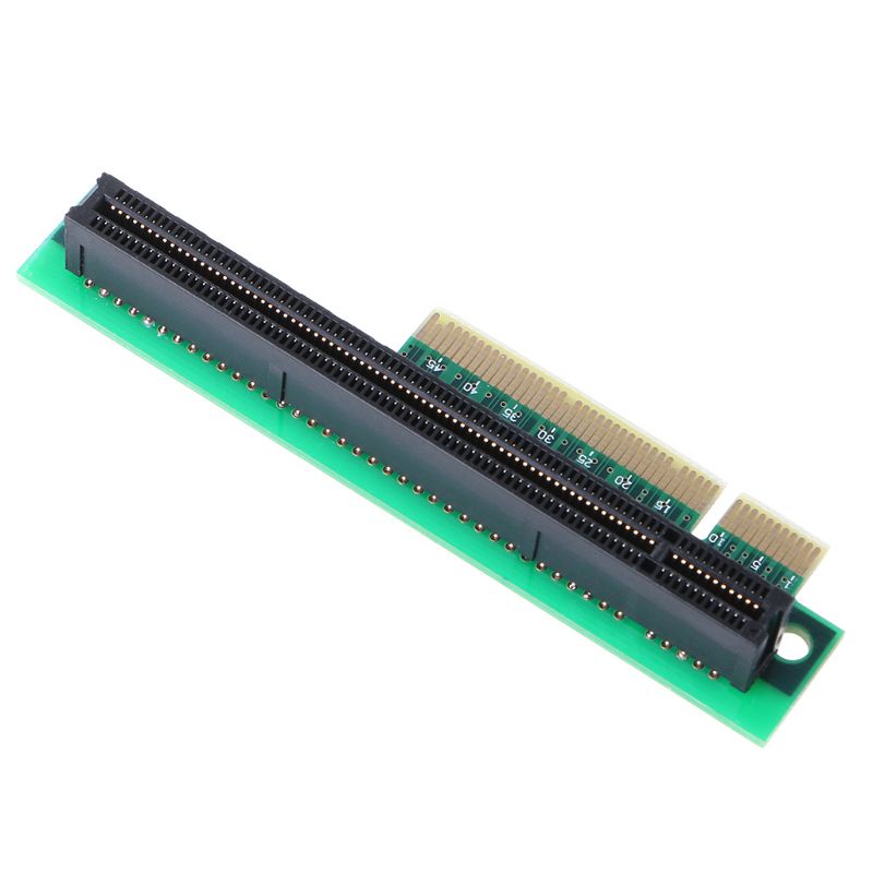 Btsg PCI-Express x8 Ke x16 90derajat PCI-E 8X Ke 16X Riser Adapter Card Untuk 1U/2U