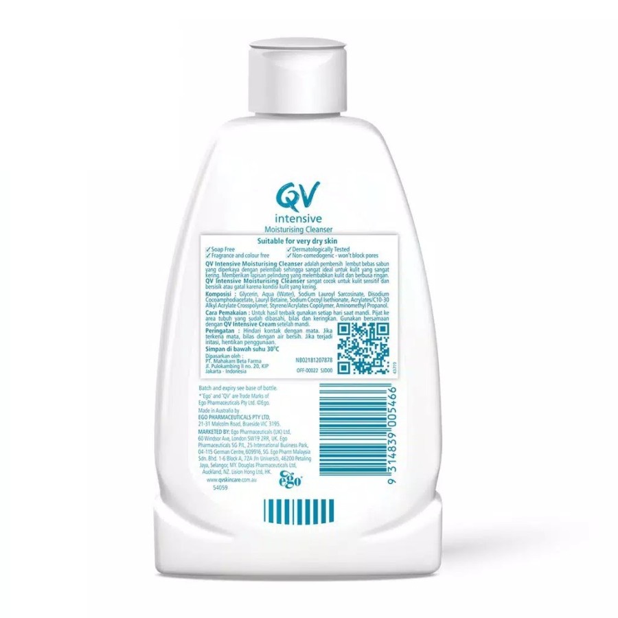 QV Intensive Moisturising Cleanser 250gr