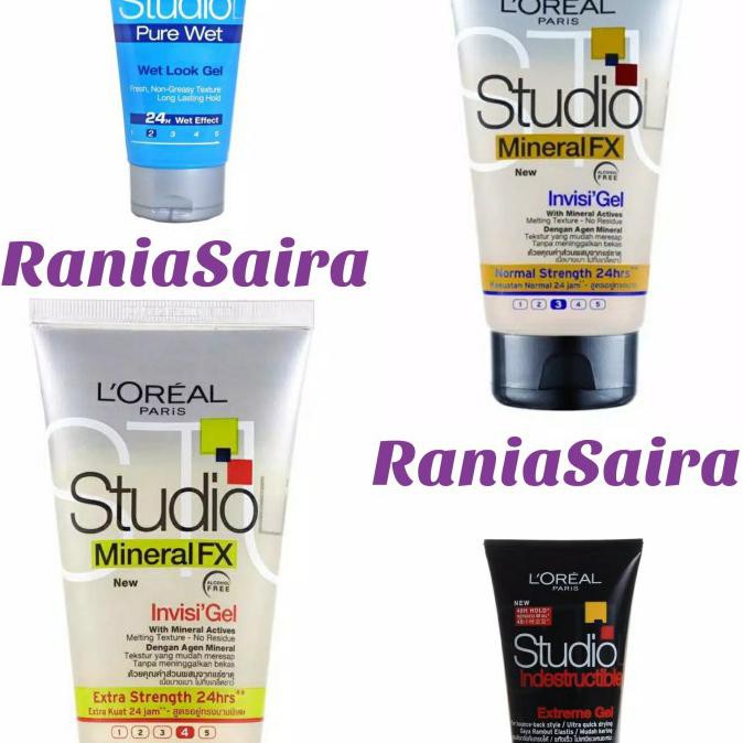 Hemat Loreal Studio Line Hair Gel 150Ml Pomade Rambut - Pure Wet Lvl 2 Hot Sale