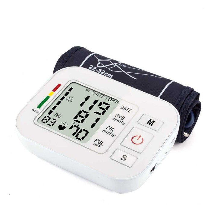 ZOSS Pengukur Tekanan Darah Sphygmomanometer Heart Rate Voice CK-W134